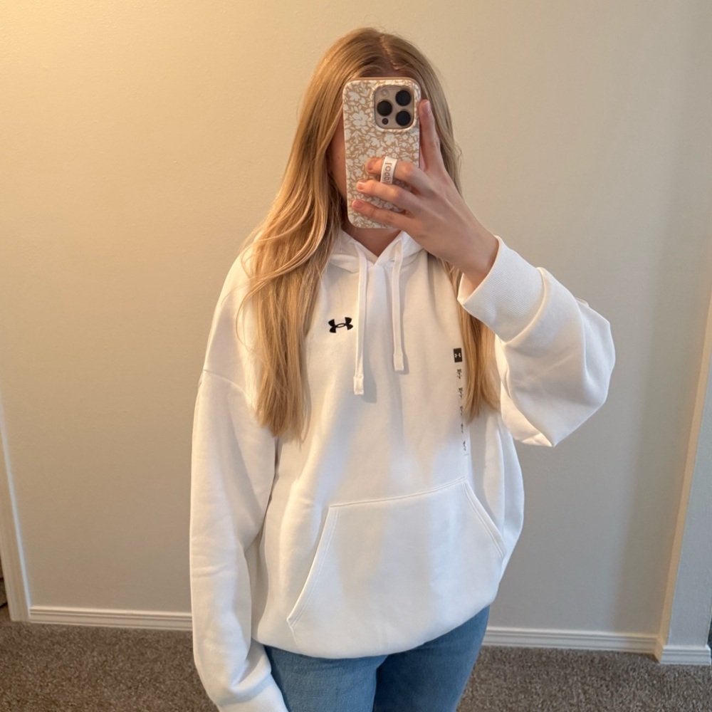 Under Armour White Hoodie